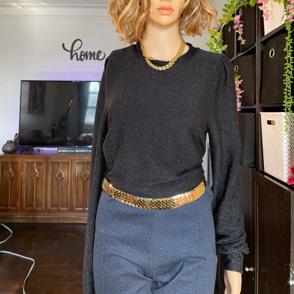 Beautiful sparkly black sweater